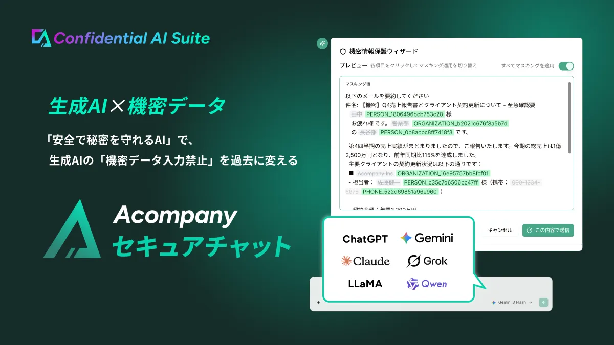 Acompany セキュアチャット